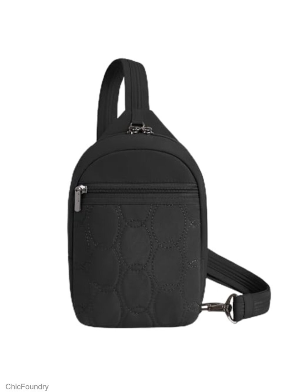 Anti-Theft Nylon Crossbody Sling Bag - RFID Blocking with Slash-Resistant Strap